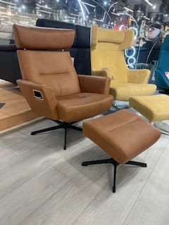 RELIEVE fauteuil + pouf